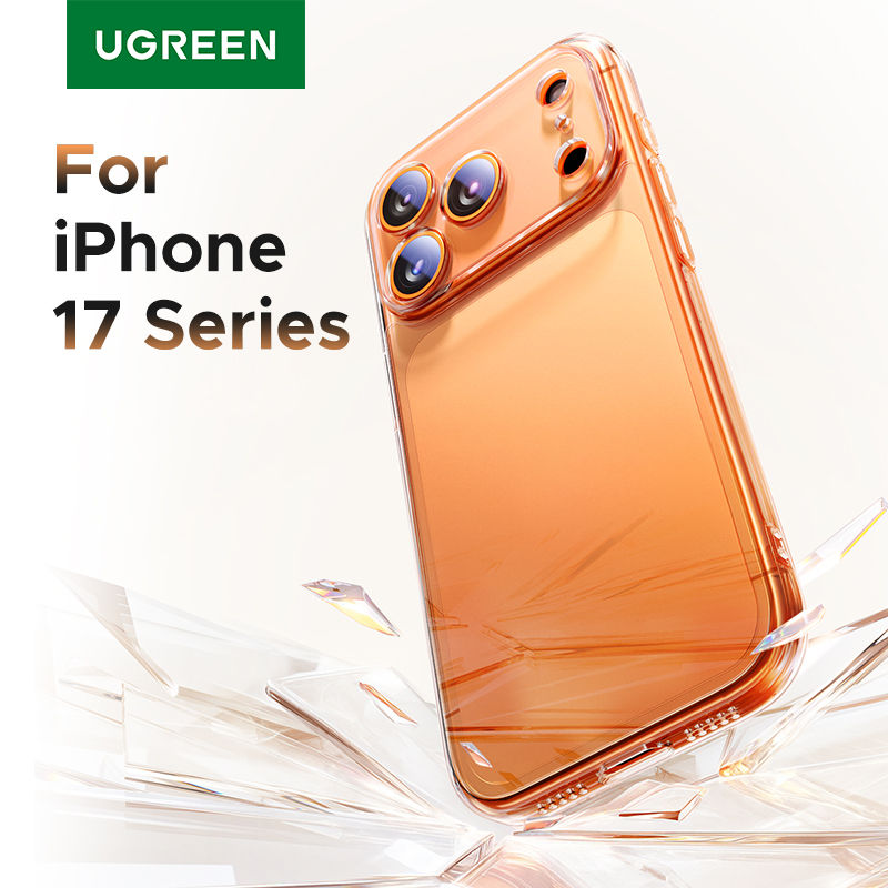 Thumbnail: UGREEN-Capa transparente à prova de choque para iPhone, capa transparente para i