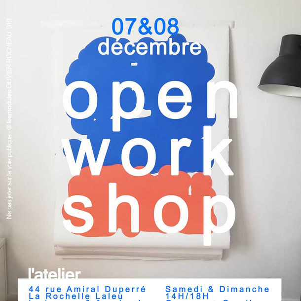 Les affiches des ateliers ouvert d'olivier rocheau sont toujours de très belle facture