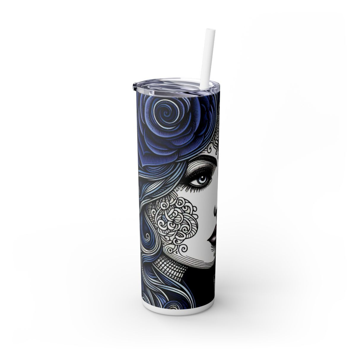 Skinny Tumbler with Straw, 20oz