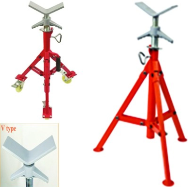 EXM212-01208V EXCELMANS V-HEAD PIPE STAND WITH WHEELS