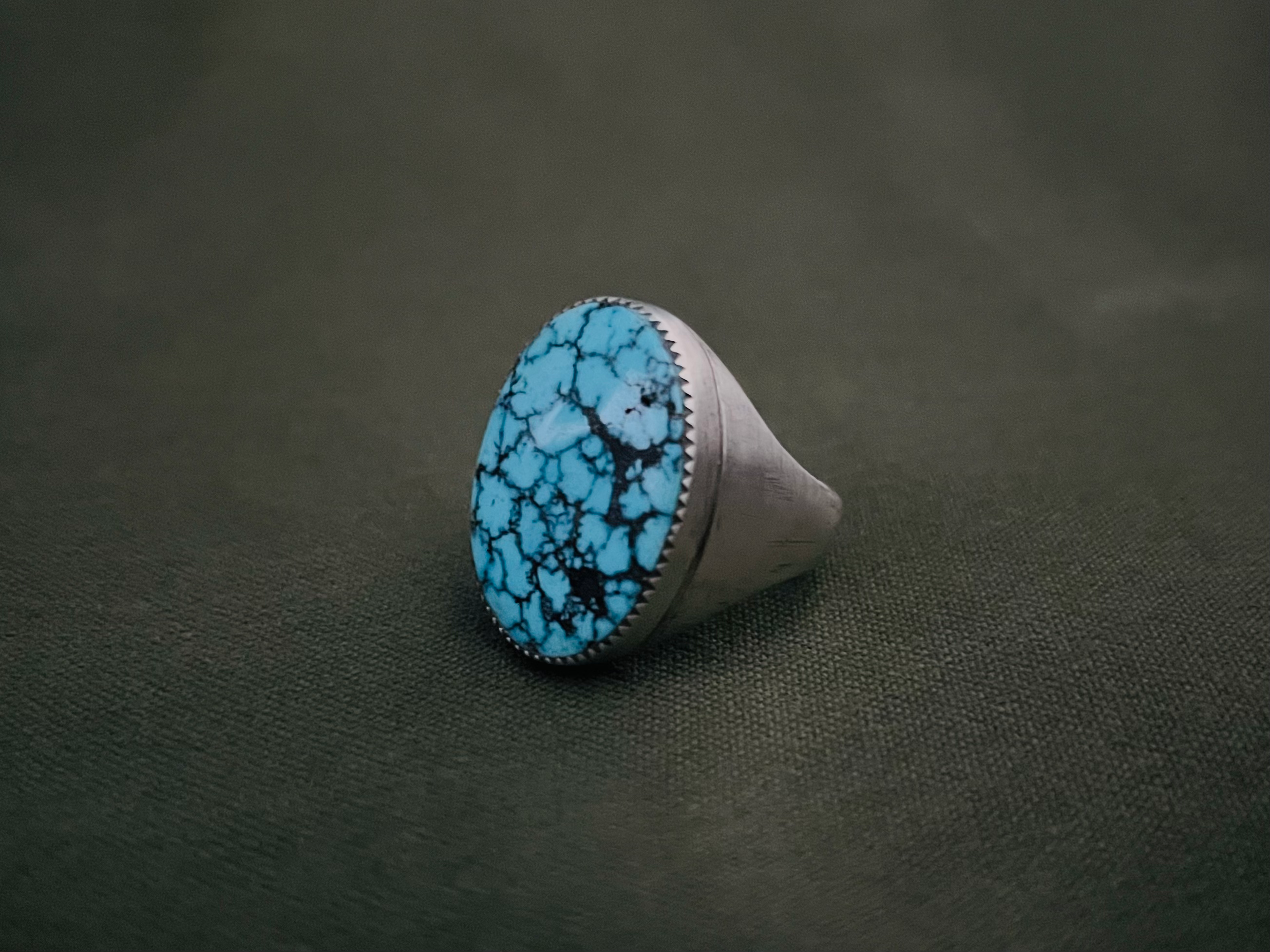 SRH Turquoise Kingman Ring - Size 7.5
