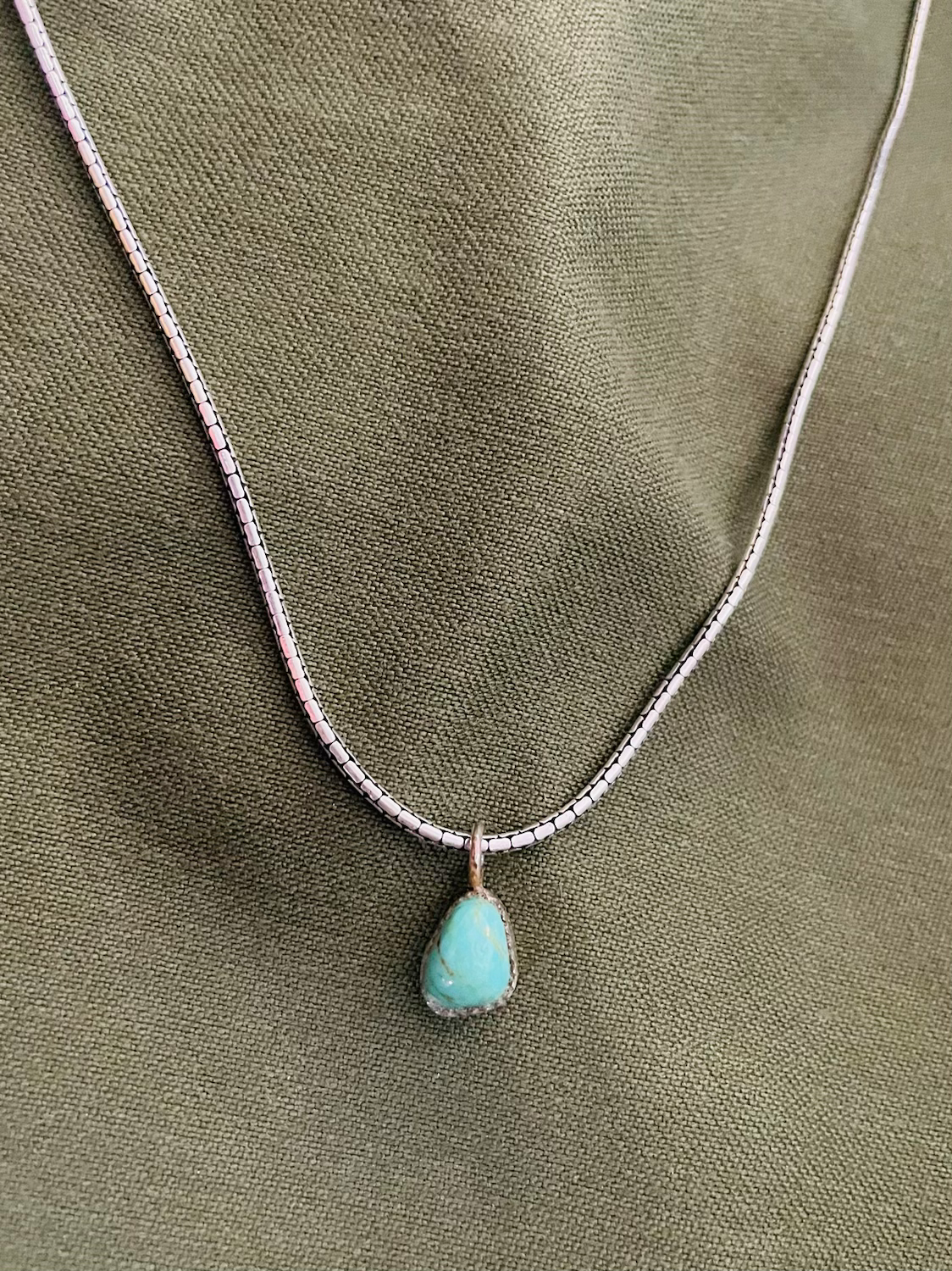 SRH Turquoise Pendant #14 - Kingman