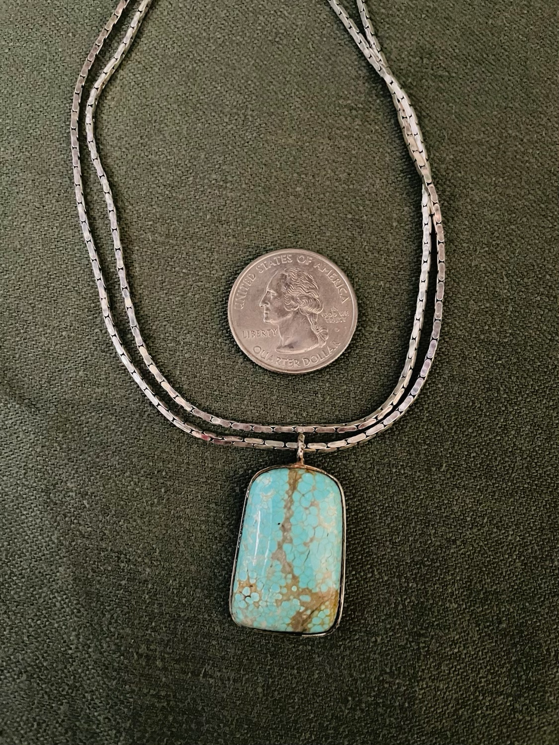 SRH Turquoise Pendant #8 - Number 8