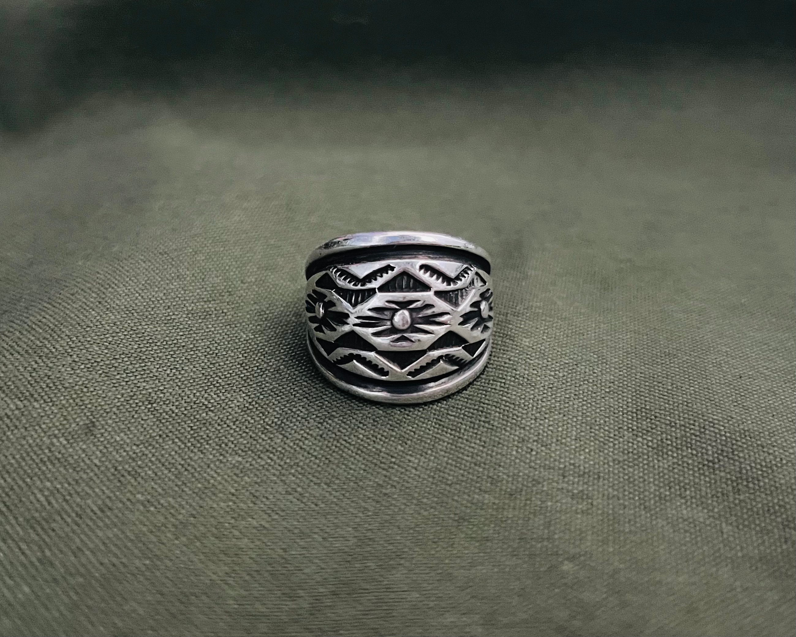 Vintage Navajo Ring Troy Laner