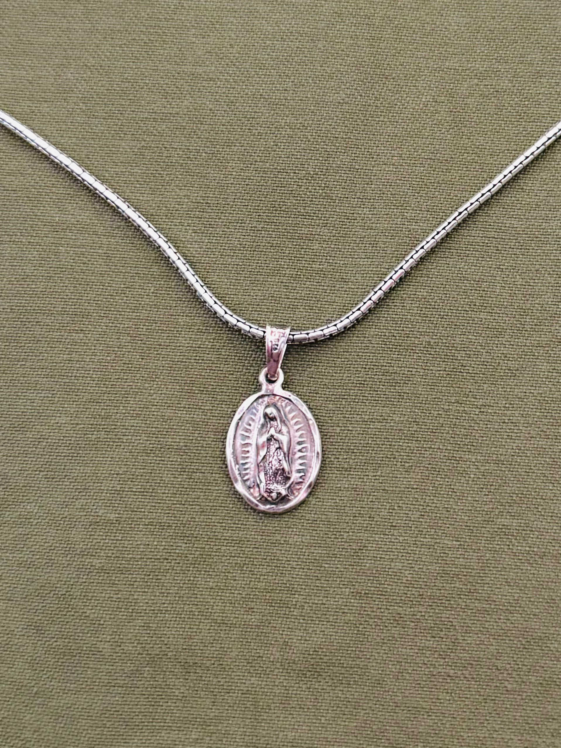 Vintage Pendant “Virgen de Guadalupe de Mexico” 