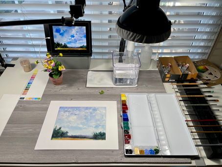 Video Watercolor Setup