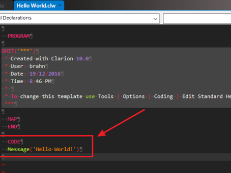 Well... Hello World!