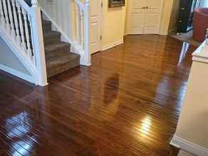 Indianapolis Wood Floor Cleaning and Buffing to Restore Floor Finish