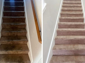Staircase Carpet Deep Cleaned at Rental Property in Marysville, WA