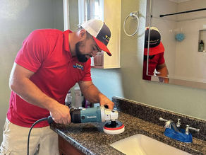 Granite Vanity Top Reconditioning Service in the Westerwood neighborhood of Greensboro