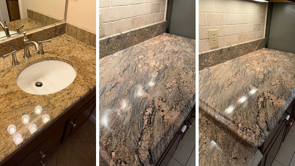 Stone Countertop Cleaning, Polishing and Sealing Before Holidays in Greensboro, NC