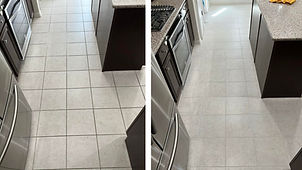 Even grout lines after recoloring in Princeton TX
