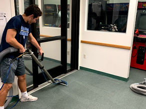 Lobby Carpet Steam Cleaning in Downtown San Jose