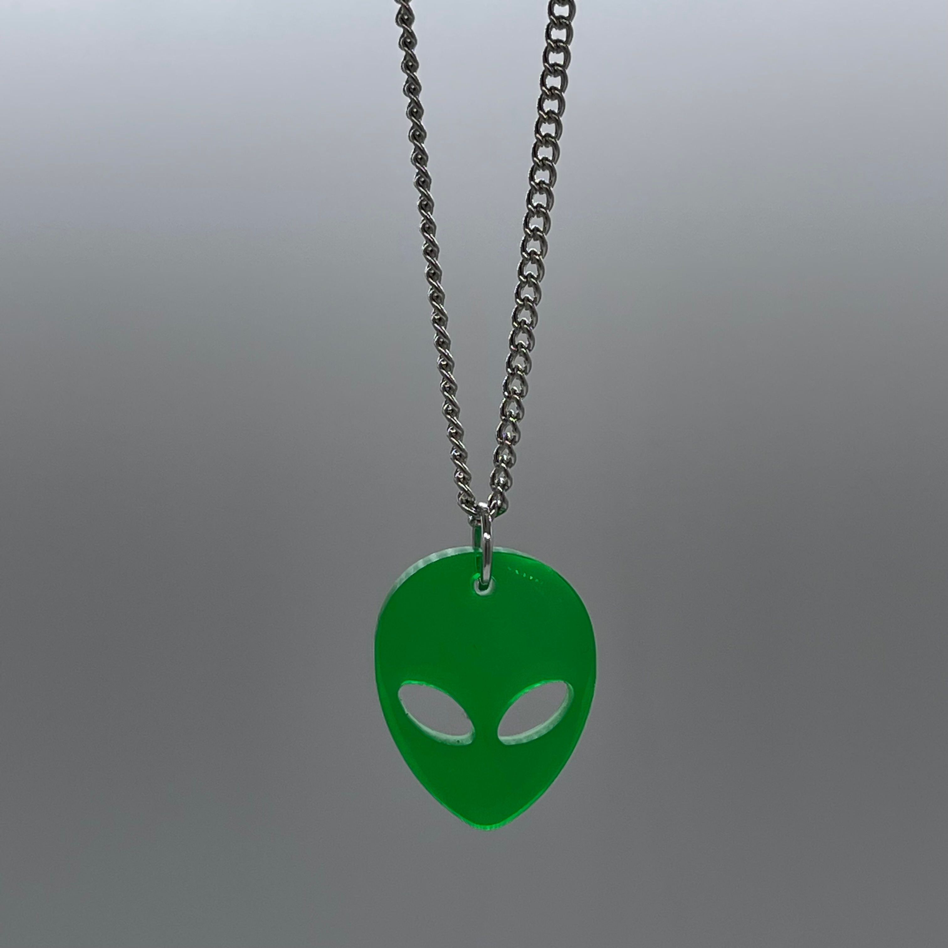 ALIEN Green Necklace