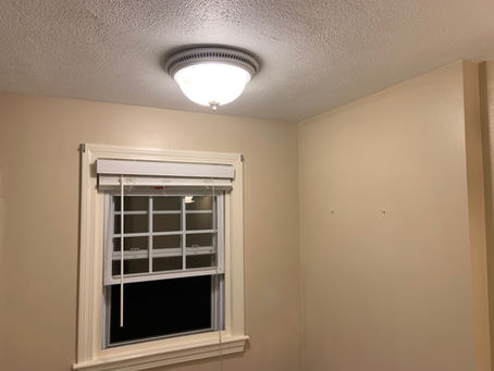 Bathroom paint and clean up