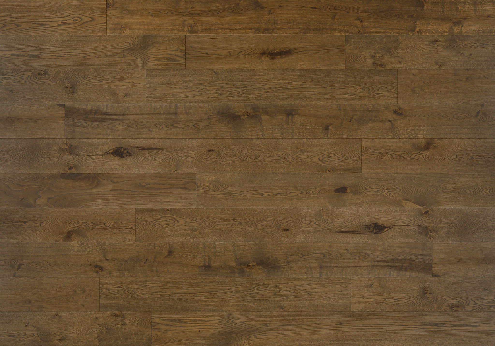 Close-up of brown Acacia hardwood flooring with beautiful wood grain, FLOORS DEPOT.
