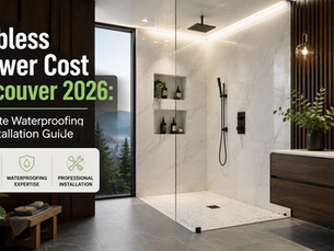 Curbless Shower Cost Vancouver 2026: Complete Waterproofing and Installation Guide