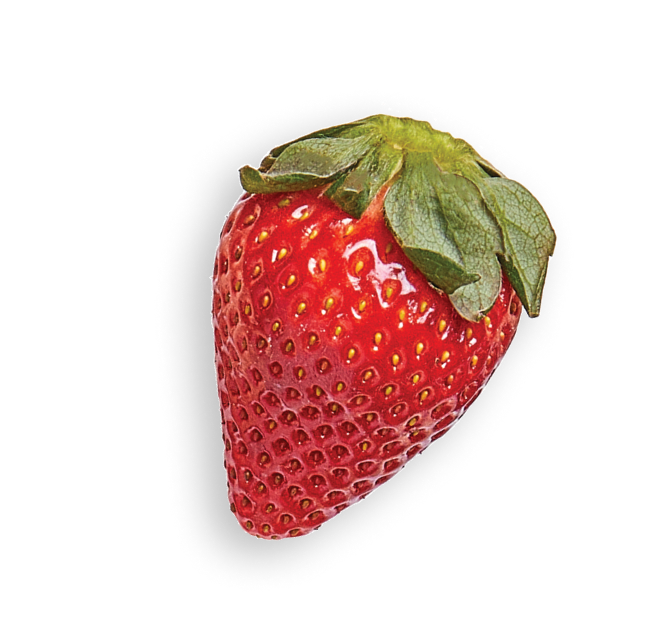 a photo of a delicious strawberry