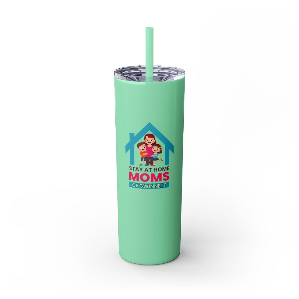 Thumbnail: Skinny Tumbler with Straw, 20oz