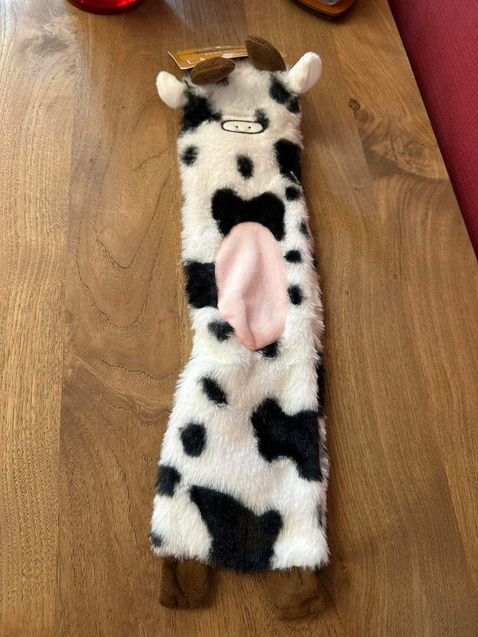 Koe met kreukelfolie