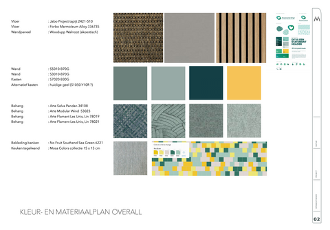 Kleur- en materiaalplan