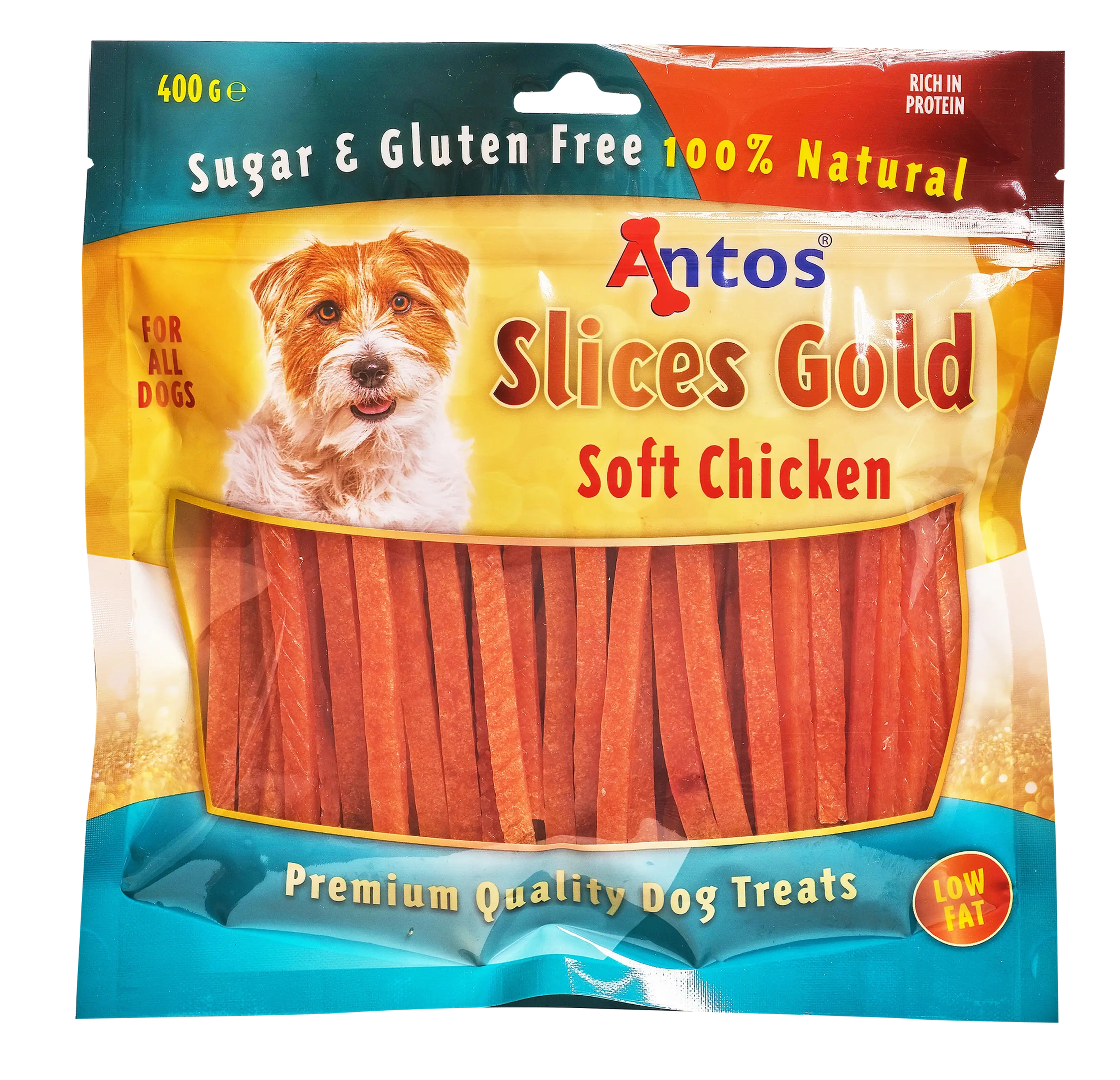 Antos slices gold 400gr suiker en glutenvrij