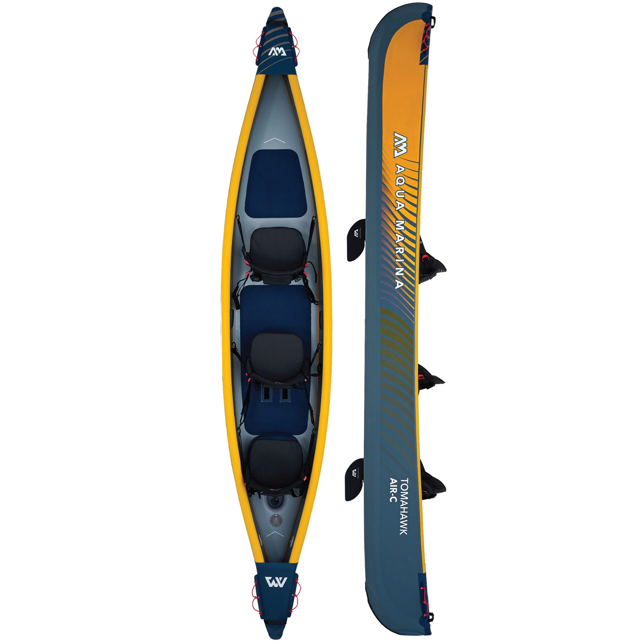 Aqua Marina TOMAHAWK AIR-C 15'8" TRIPLE CANOE