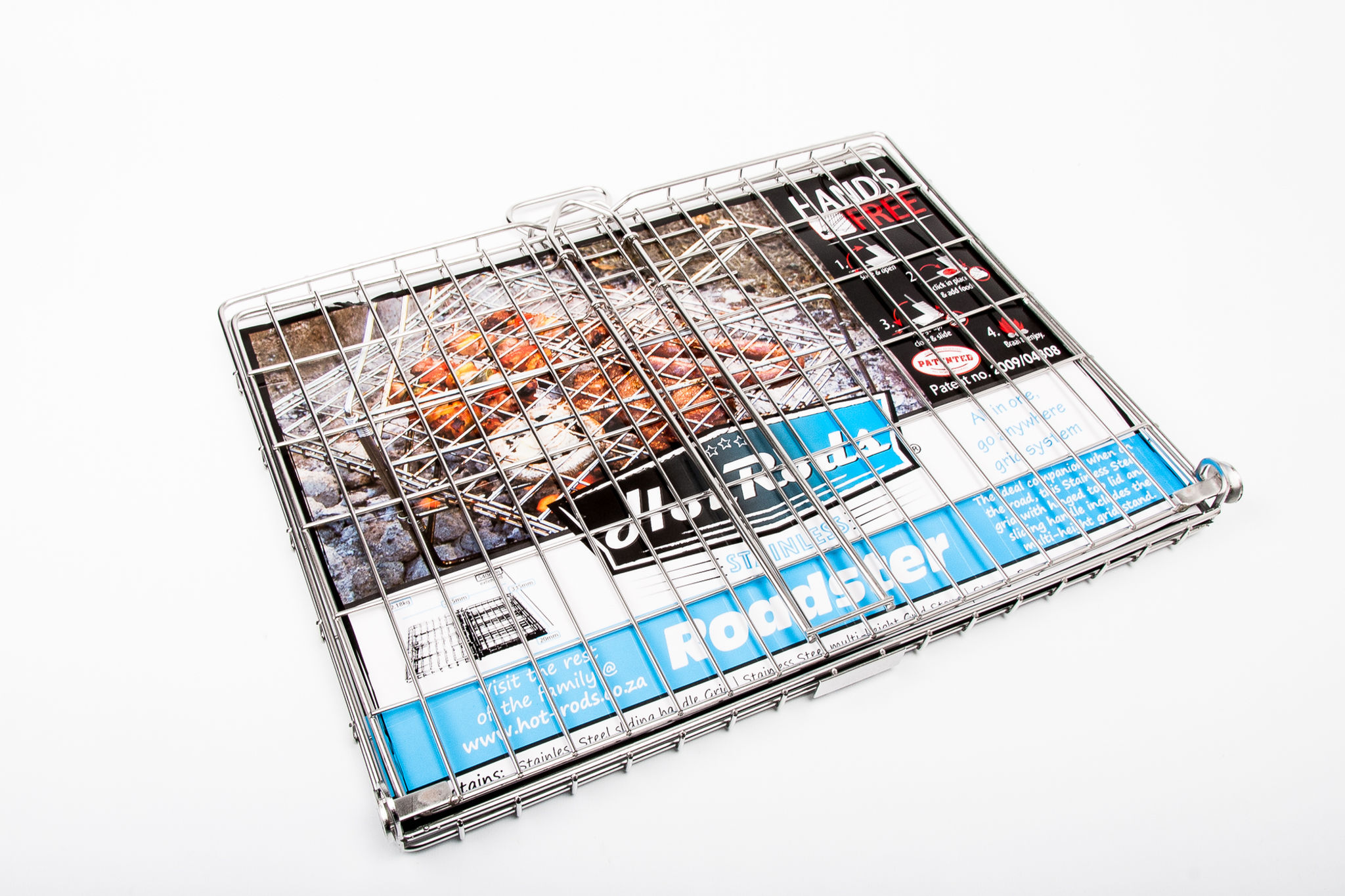 Roadster 'Hands Free' - Stainless Steel Braai Grid