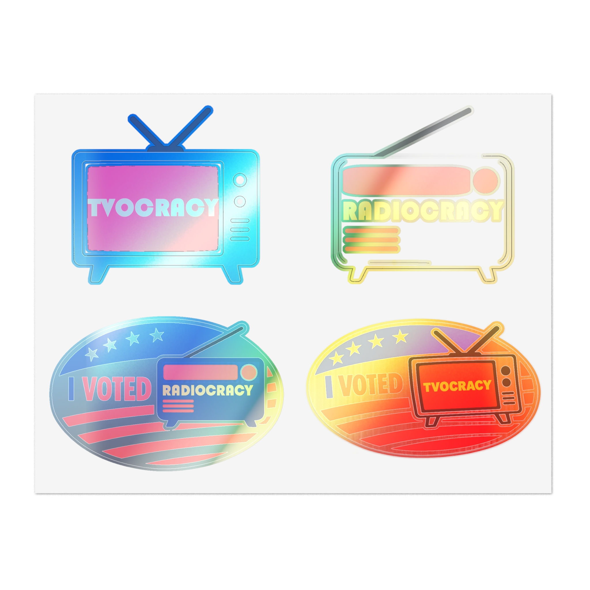 I Voted Tvocracy Holographic