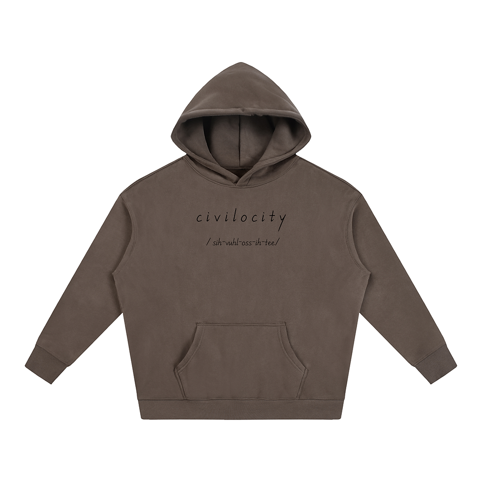 Thumbnail: Civilocity Oversize Fleeced Hoodie