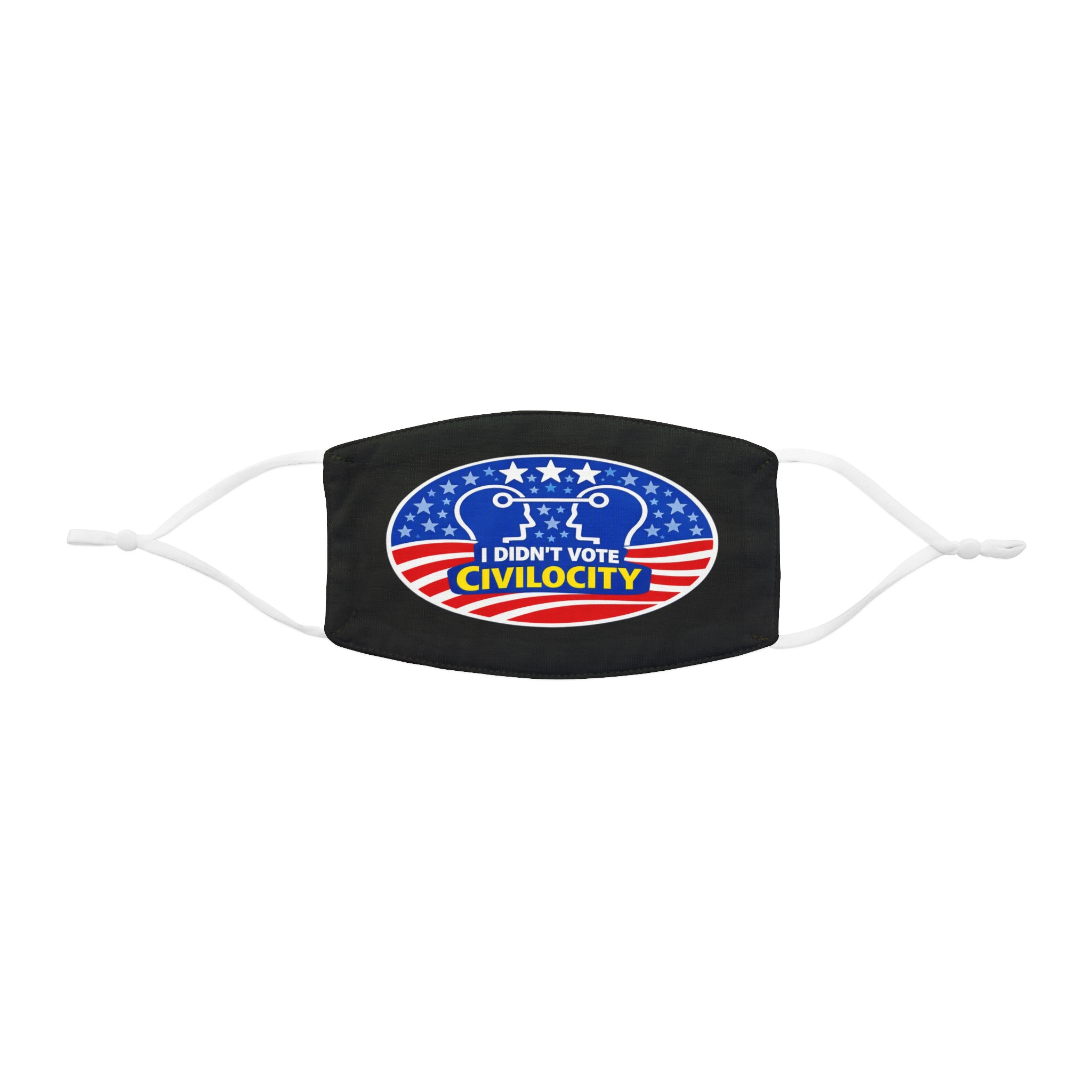 Political Satire Face Mask - Snug-Fit Polyester | I Didn't Vote Civilocity Motif