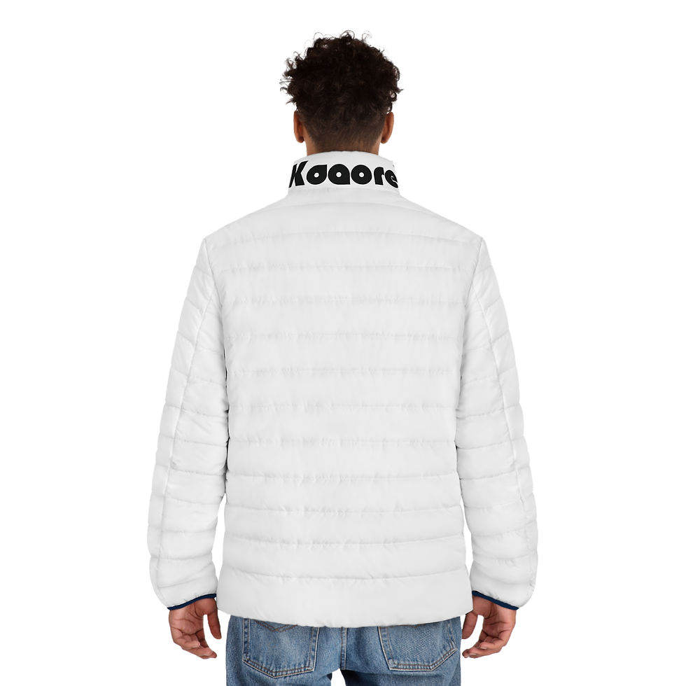 Thumbnail: Kaqore Front Logo White Puffer Jacket