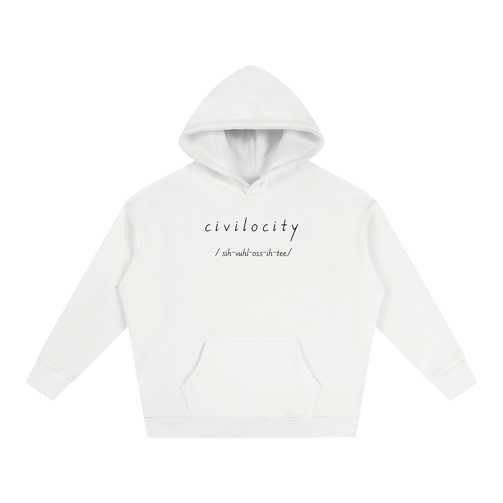 Thumbnail: Civilocity Oversize Fleeced Hoodie