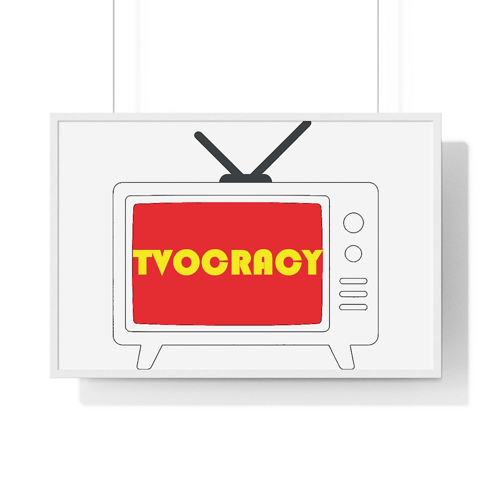 Tvocracy Framed Print