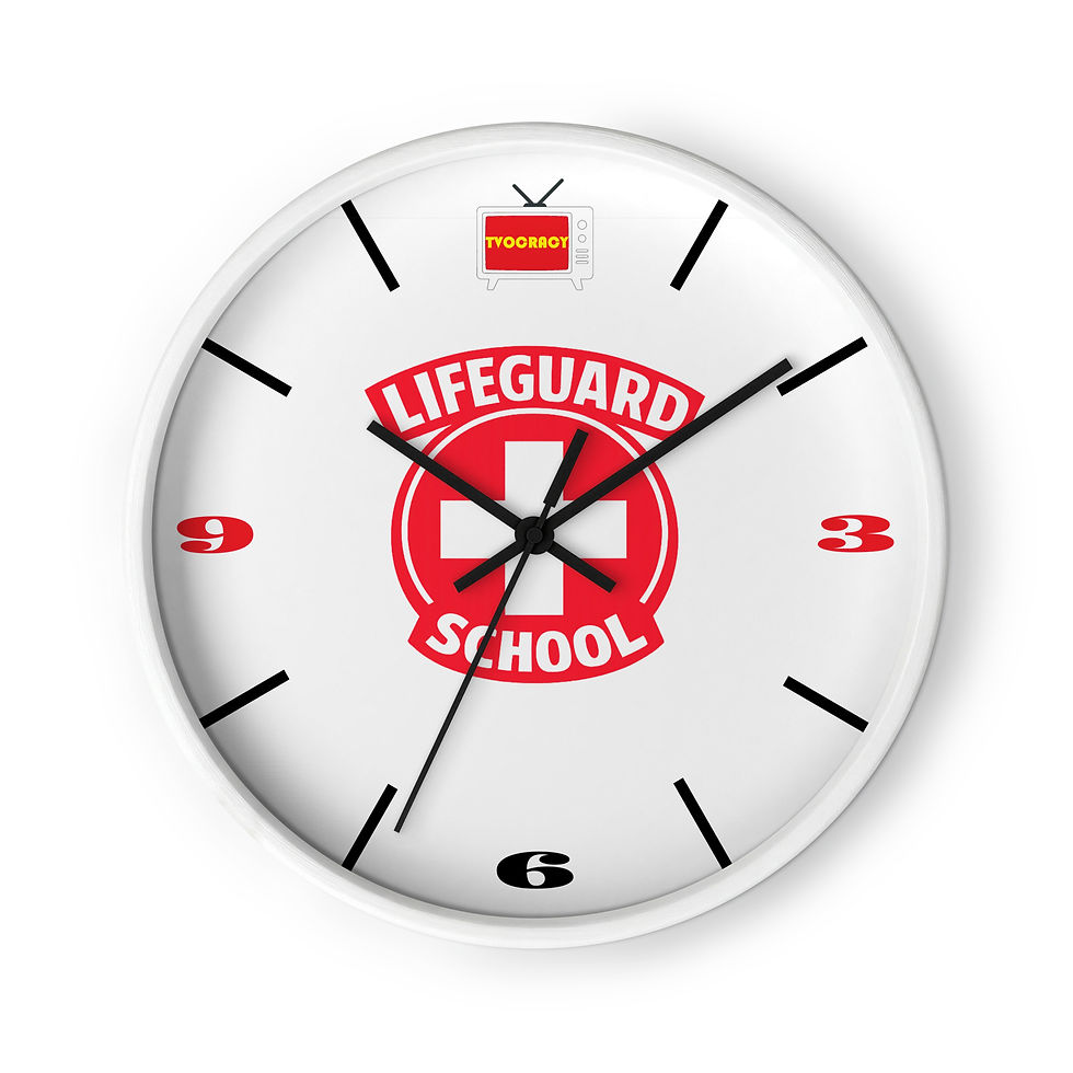 Thumbnail: Lifeguard School 10" Tvocracy Wall Clock