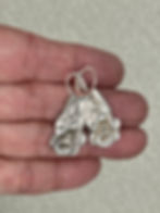handmade silverware earrings