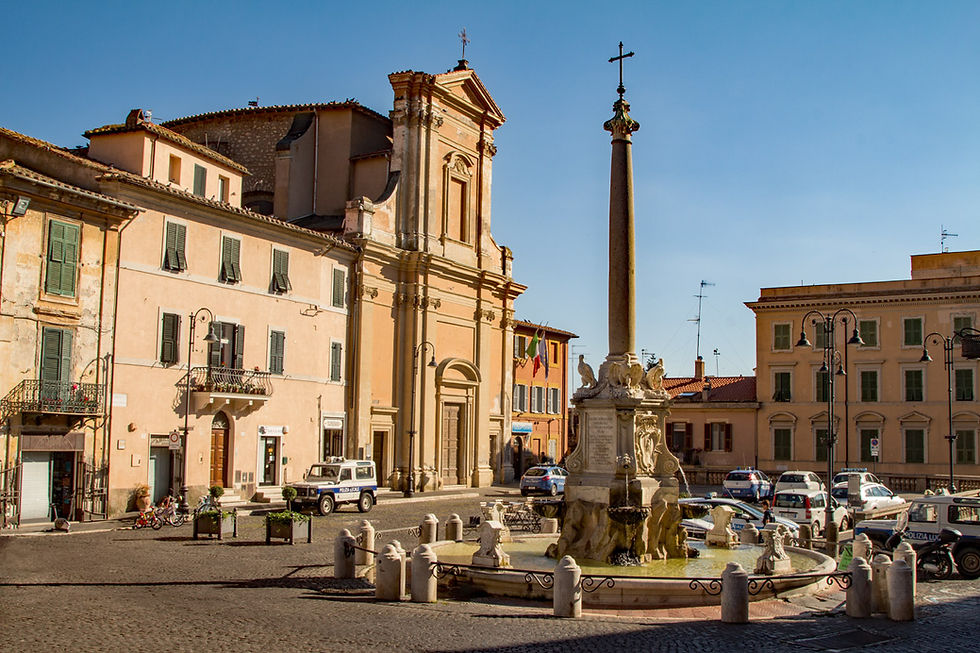 Piazza Trento e Trieste Tarquinia Lazio