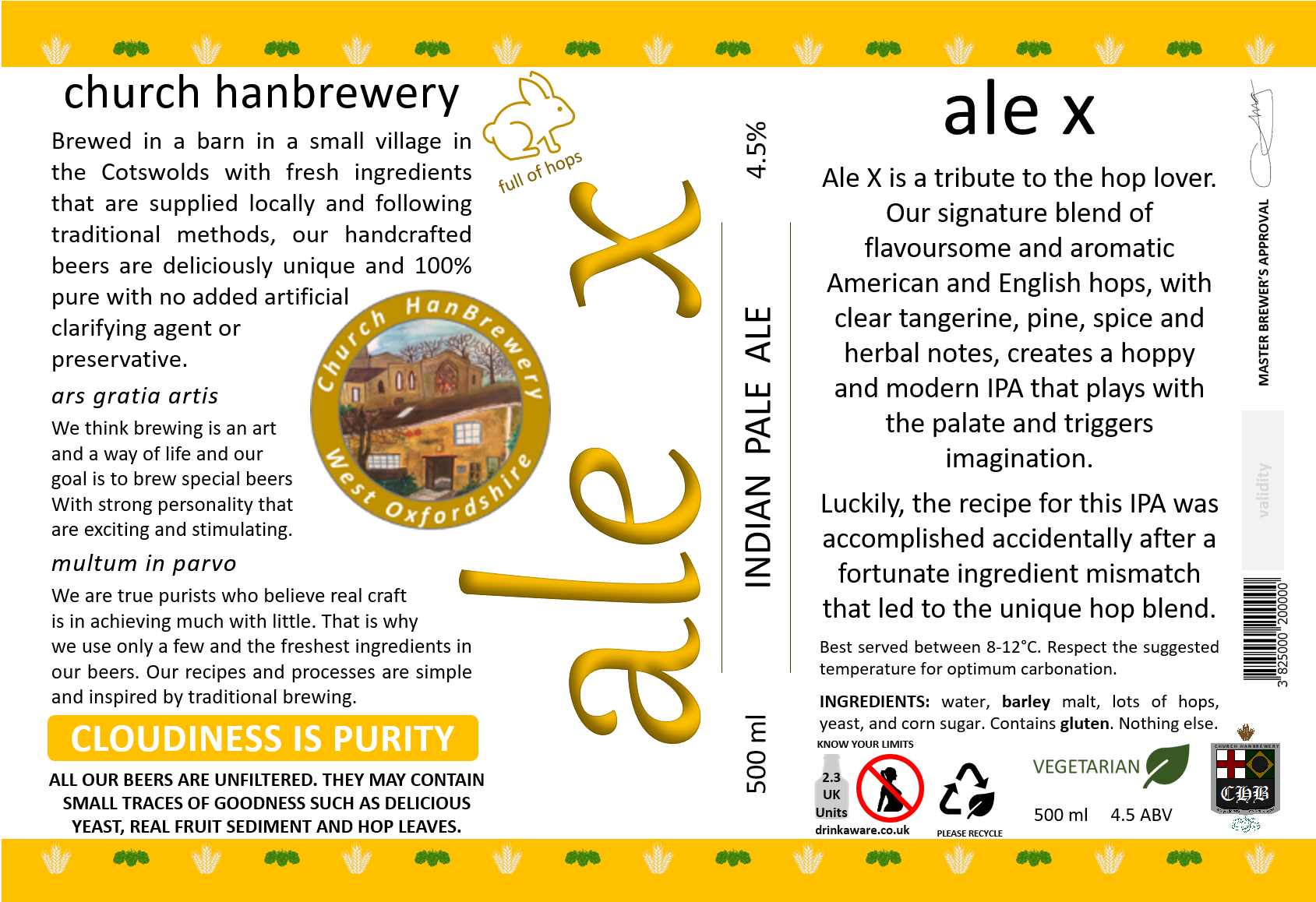 Ale X - 4.5% - IPA
