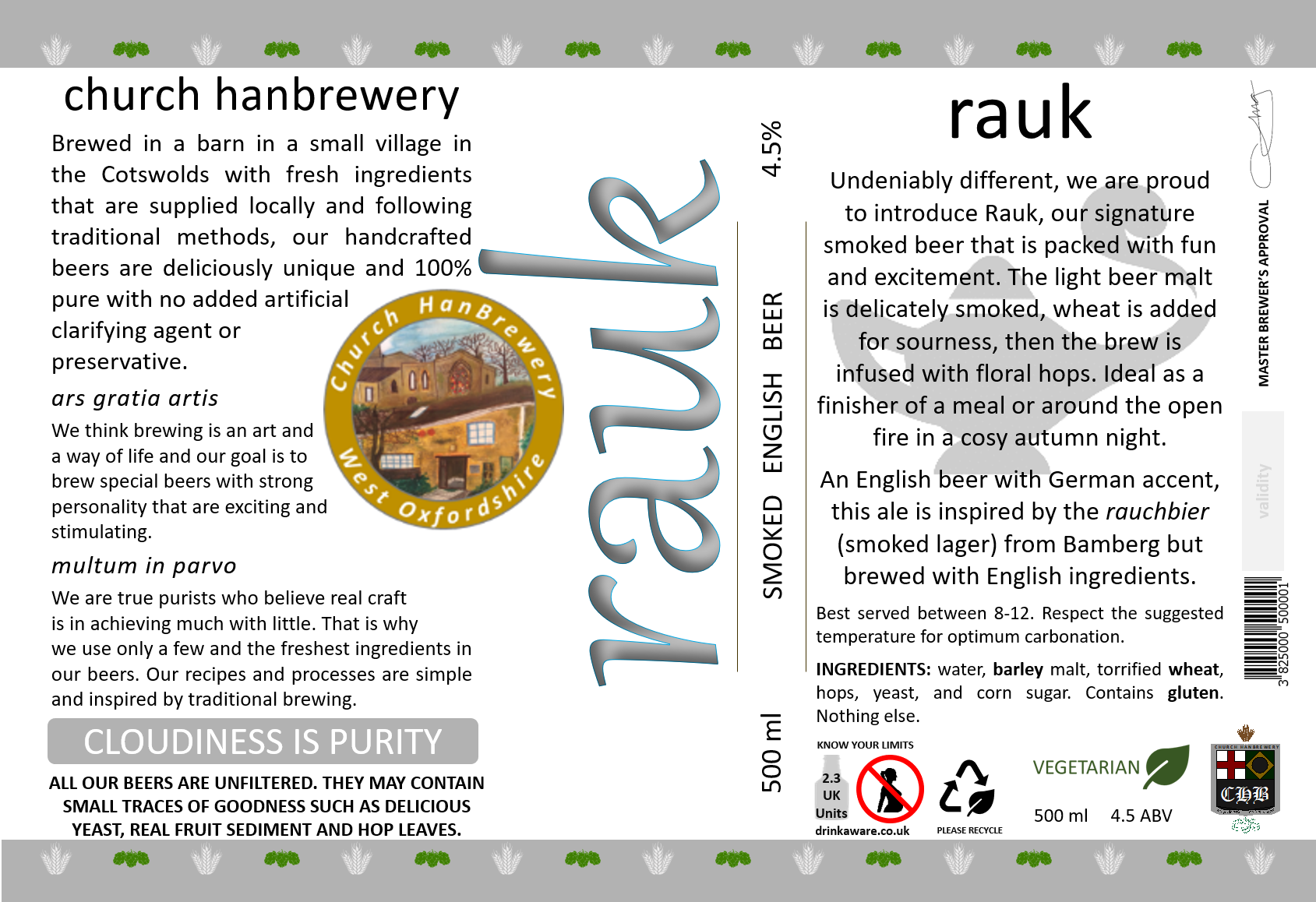 Rauk - 4.5% - Smoked English Beer