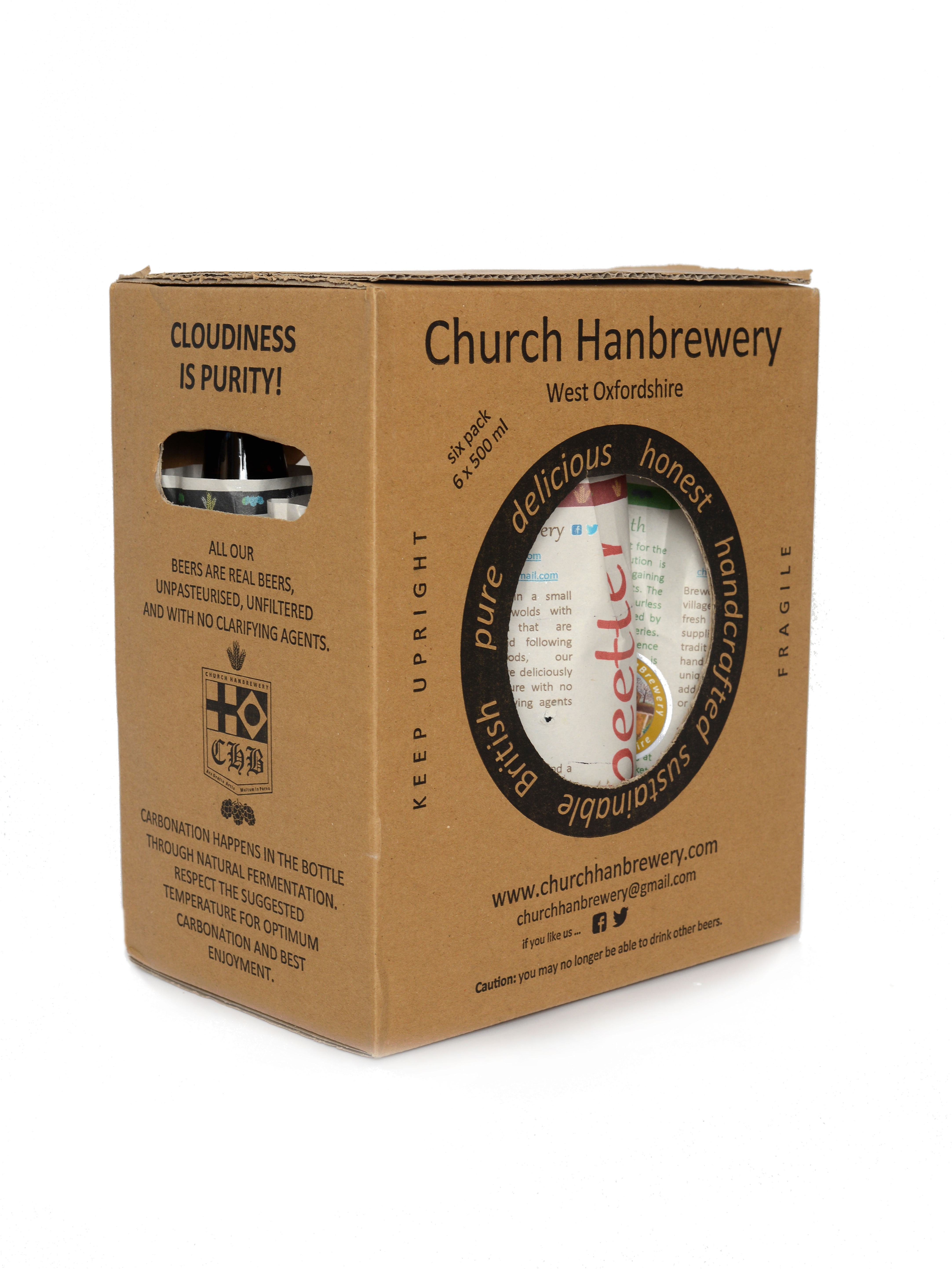 6-Pack Cardboard Box