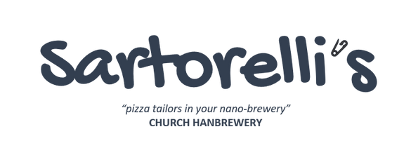 The word Sartorellis in a handwritten style font