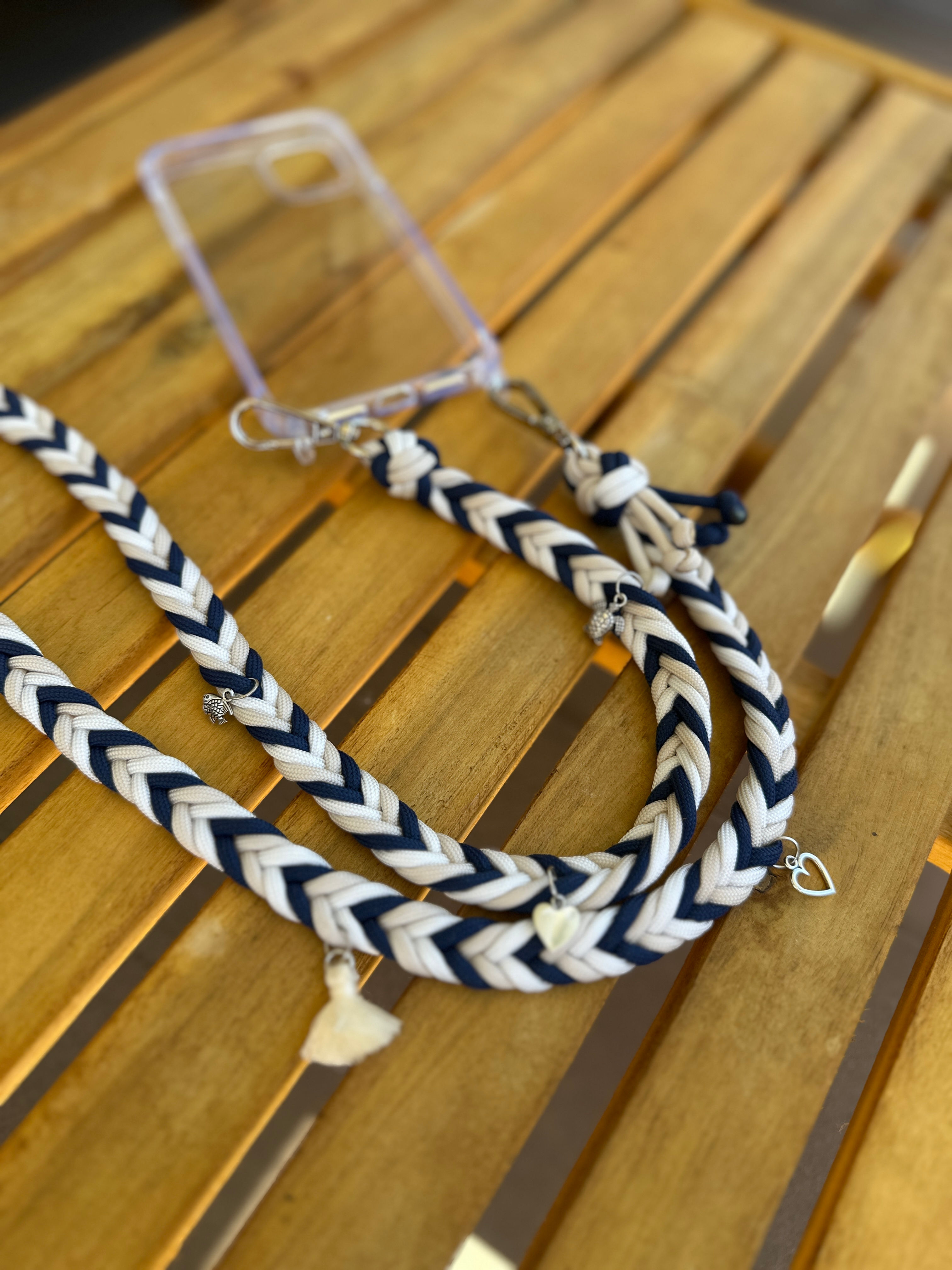 Handybändel Fishtail 110cm - design your own