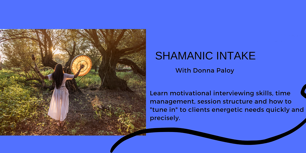 Shamanic Intake Dec 1