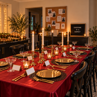 How to Host a Murder Mystery Dinner Party for Up to 20 Guests