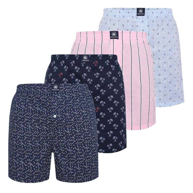 Thumbnail: Premium 100% Cotton Multicolor Men's Boxer Shorts Pack of 5