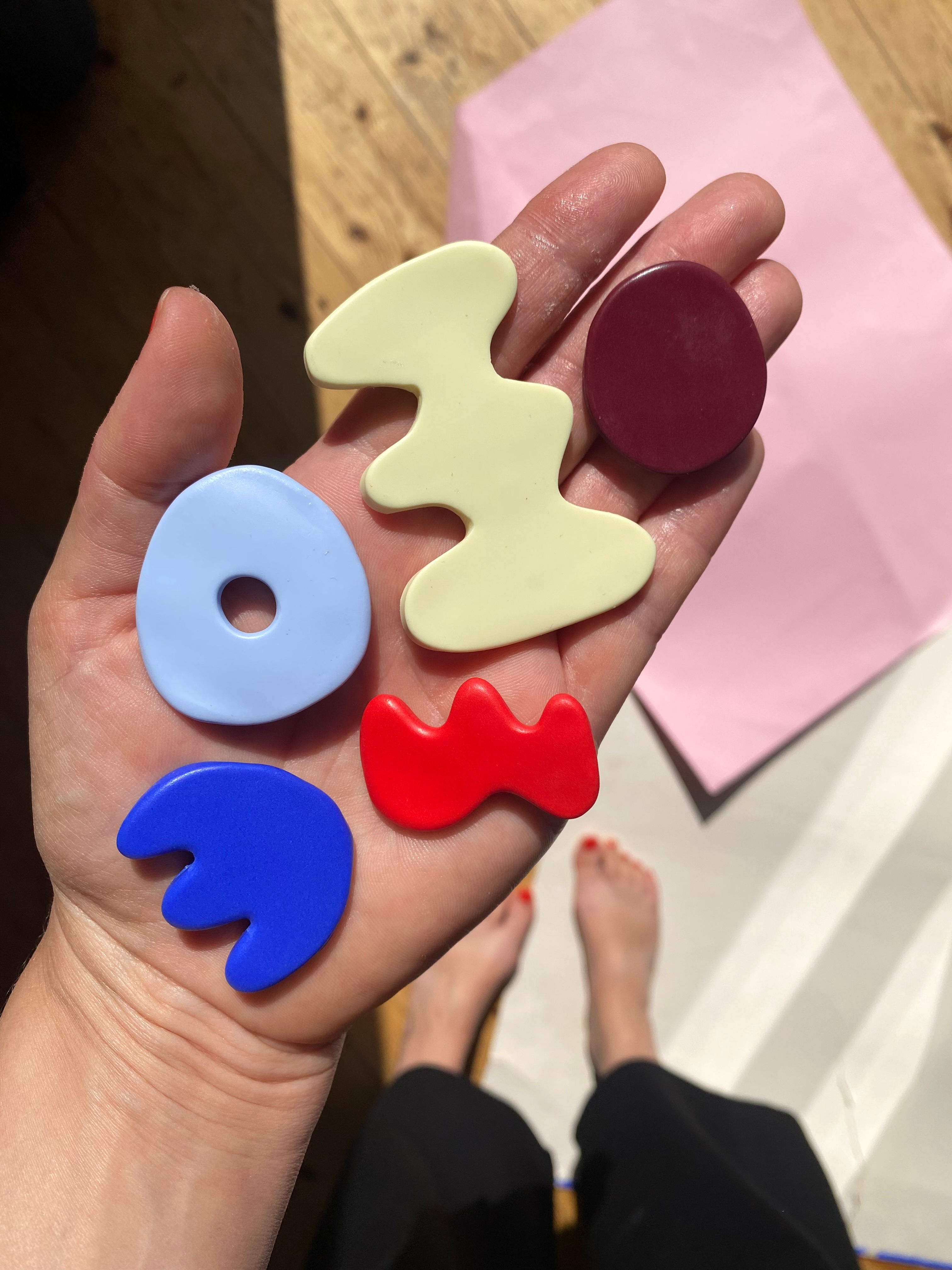 Magnete 5er Set | organische Formen