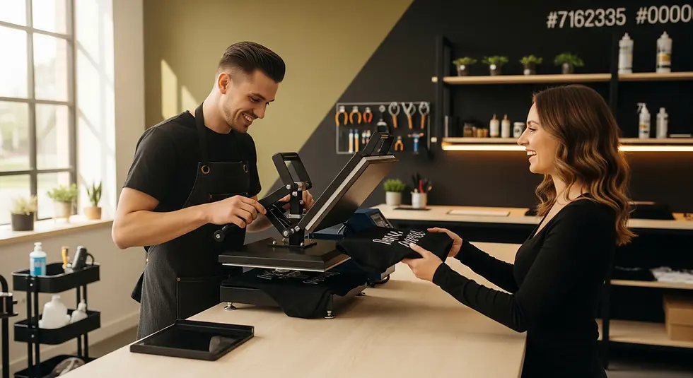 Transfert vinyle sur textile : personnalisation précise et durable