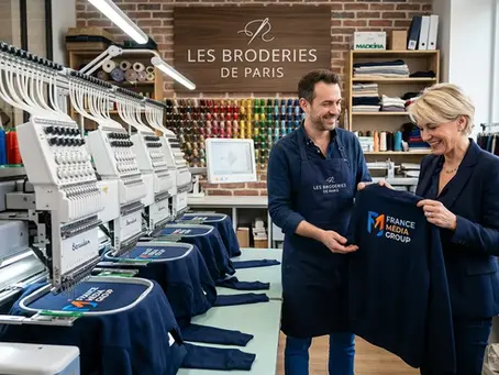 Sweat brodé à Paris : prix, modèles et personnalisation pour entreprises