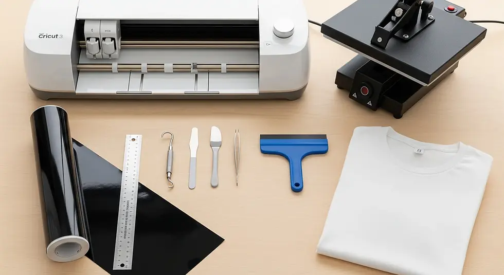 Quels outils sont nécessaires pour le transfert vinyle ?