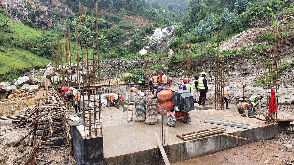Kavumu -Powerhouse construction - Hydroneo